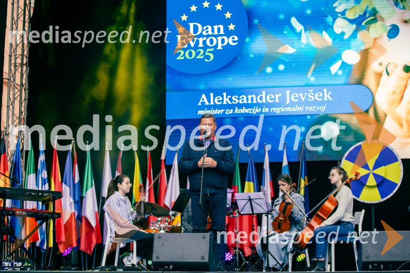 dr. Aleksander Jevšek, minister za kohezijo in regionalni razvojDan Evrope 2025
