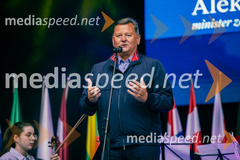 dr. Aleksander Jevšek, minister za kohezijo in regionalni razvojDan Evrope 2025