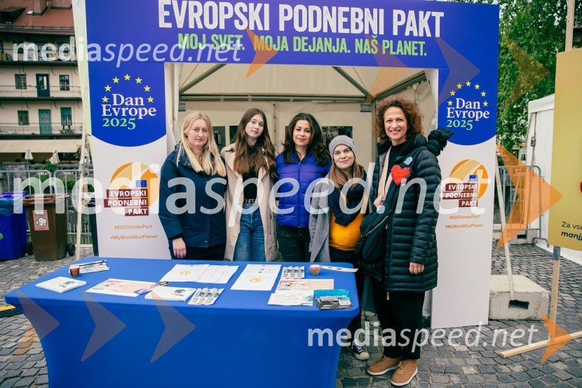  Nika Veger, blogerka, ambasadorka podnebnega pakta;  Katja  Sreš, predsednica, Ekologi brez mejaDan Evrope 2025