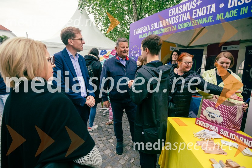  Marko Koprivc, državni sekretar; dr. Aleksander Jevšek, minister za kohezijo in regionalni razvojDan Evrope 2025