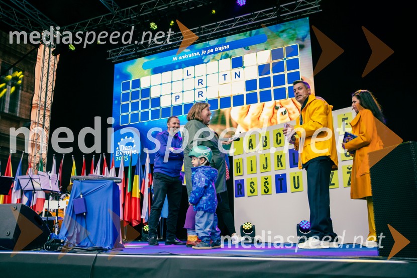  ... ;  Klemen Bučan, radijski voditelj, stand-up komik, DJ;  Nataša Naneva, manekenkaDan Evrope 2025