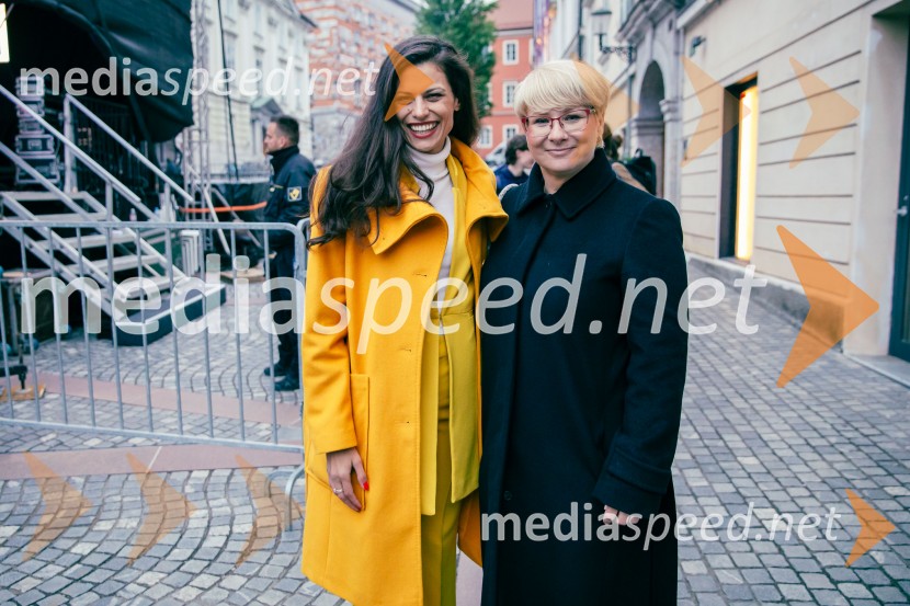  Nataša Naneva, manekenka; dr. Jerneja Jug Jerše, vodja Predstavništva Evropske komisije v SlovenijiDan Evrope 2025