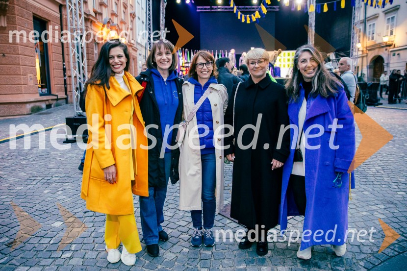  Nataša Naneva, manekenka;  Lara Sheppard Kanduč, Predstavništvo Evropske komisije v Sloveniji, vodja digitalnega komuniciranja;  Nataša Šip, Predstavništvo Evropske komisije v Sloveniji, vodja projekta; dr. Jerneja Jug Jerše, vodja Predstavništva Evropske komisije v Sloveniji;  Melinda Rebrek, PiranaDan Evrope 2025