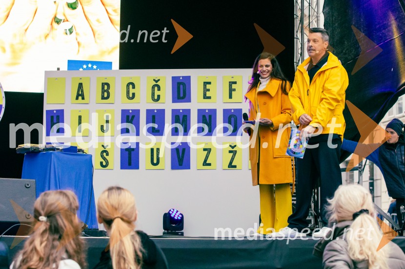  Nataša Naneva, manekenka;  Klemen Bučan, radijski voditelj, stand-up komik, DJDan Evrope 2025