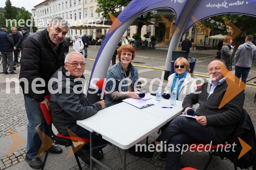  Jasmina Bauman, novinarka, Radio Maribor;  Stane Kocutar, mestni viničar, skrbnik Stare trte, novinar Radia Maribor, zgodovinarRadio Maribor praznuje 80 let