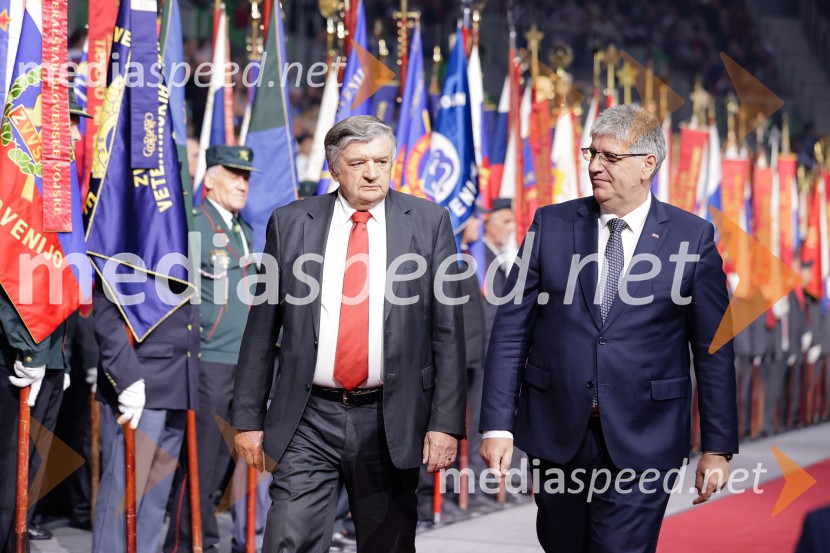  Marijan Križman;  ... Slovesnost ob 80. obletnici konca druge svetovne vojne