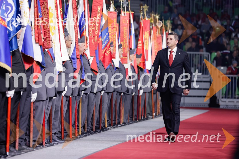 dr. Aleš Musar, lastnik Ruske dačeSlovesnost ob 80. obletnici konca druge svetovne vojne