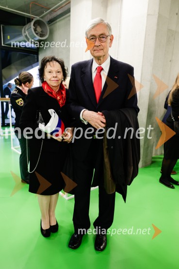  Barbara Miklič Türk;  Danilo Türk, nekdanji predsednik Republike SlovenijeSlovesnost ob 80. obletnici konca druge svetovne vojne