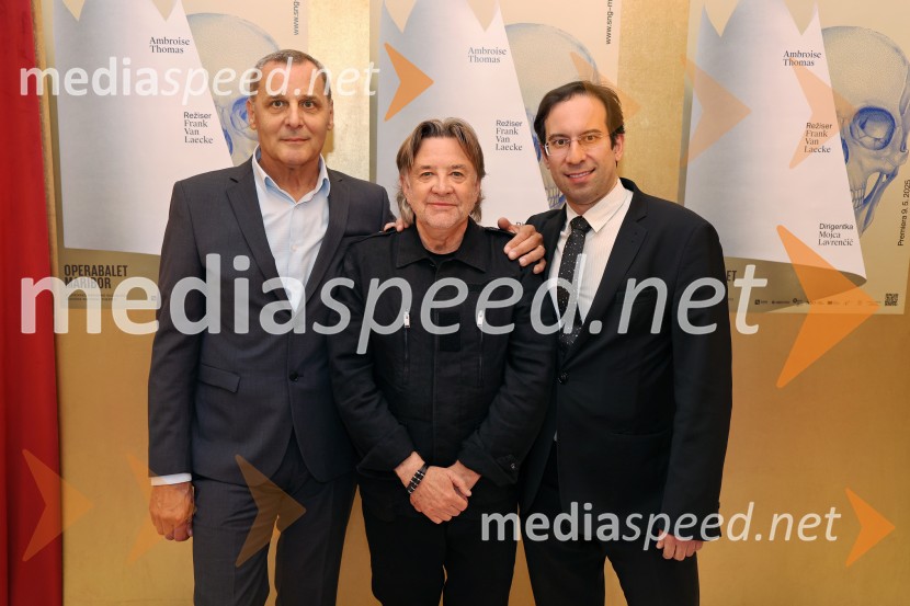  Danilo Rošker, direktor SNG Maribor;  ... ;  Simon Krečič, dirigent in pianistHamlet, premiera Opere in Baleta SNG Maribor