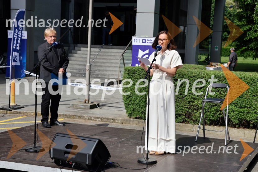  Vesna Martinec, odgovorna urednica Radia MariborRadio Maribor praznoval okroglih 80 let