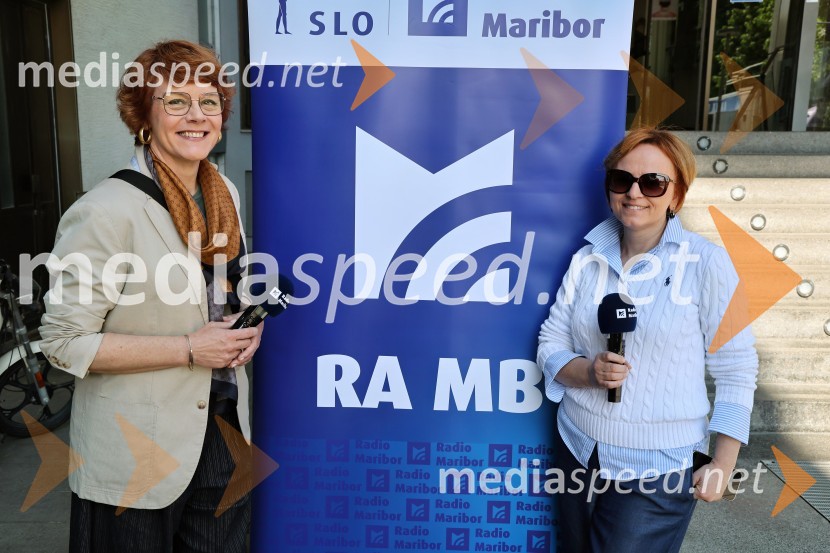  Irena Kodrič Cizerl, Radio Maribor;  Nataša Kuhar, urednica uredništva dnevnega programa, Radio MariborRadio Maribor praznoval okroglih 80 let