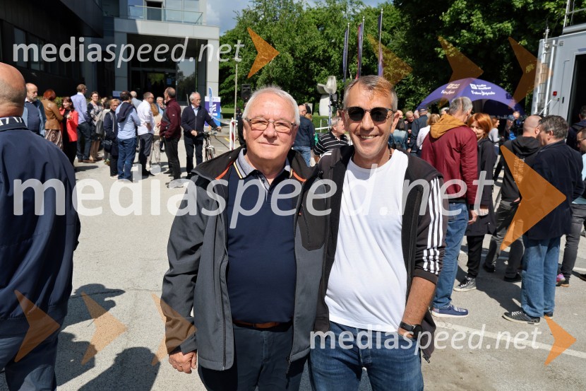  Davorin Zemljič;  Goran GlavičičRadio Maribor praznoval okroglih 80 let