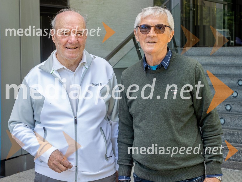  Jože Jagodnik;  Leopold KremžarRadio Maribor praznoval okroglih 80 let