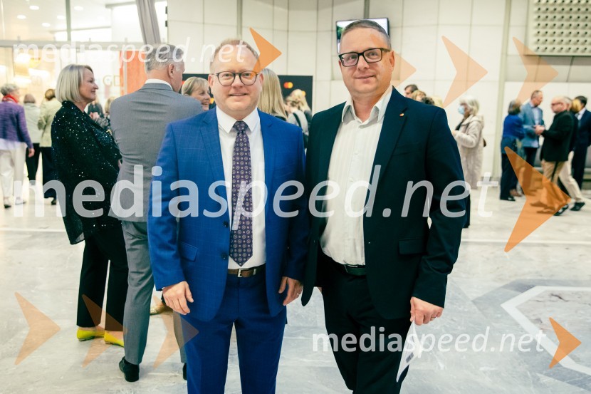 mag. Aleš Drenik, vodja programa resne glasbe, opere in balet, Cankarjev dom;  Aleš Petejan, direktor marketinga, MastercardOrkester Residentie iz Haaga v Cankarjevem domu