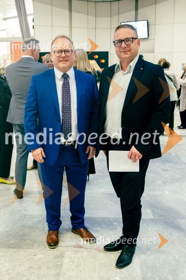 mag. Aleš Drenik, vodja programa resne glasbe, opere in balet, Cankarjev dom;  Aleš Petejan, direktor marketinga, MastercardOrkester Residentie iz Haaga v Cankarjevem domu