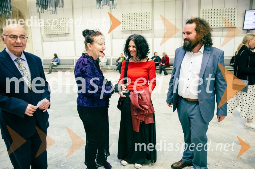  Mitja Rotovnik, nekdanji direktor Cankarjevega doma;  Polona Vetrih, igralka;  ... ;   Jure Novak, generalni direktor, Cankarjev domOrkester Residentie iz Haaga v Cankarjevem domu