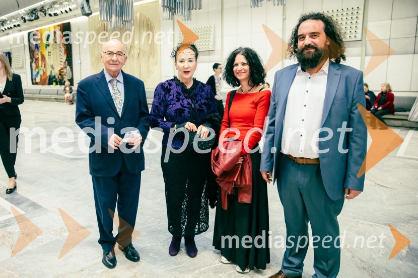  Mitja Rotovnik, nekdanji direktor Cankarjevega doma;  Polona Vetrih, igralka;  ... ;   Jure Novak, generalni direktor, Cankarjev domOrkester Residentie iz Haaga v Cankarjevem domu