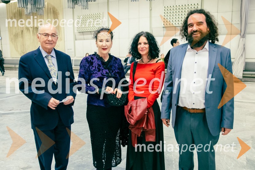  Mitja Rotovnik, nekdanji direktor Cankarjevega doma;  Polona Vetrih, igralka;  ... ;   Jure Novak, generalni direktor, Cankarjev domOrkester Residentie iz Haaga v Cankarjevem domu