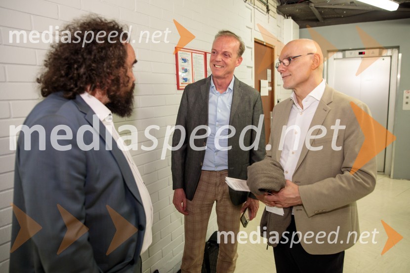   Jure Novak, generalni direktor, Cankarjev dom;  ... ;  ... Orkester Residentie iz Haaga v Cankarjevem domu