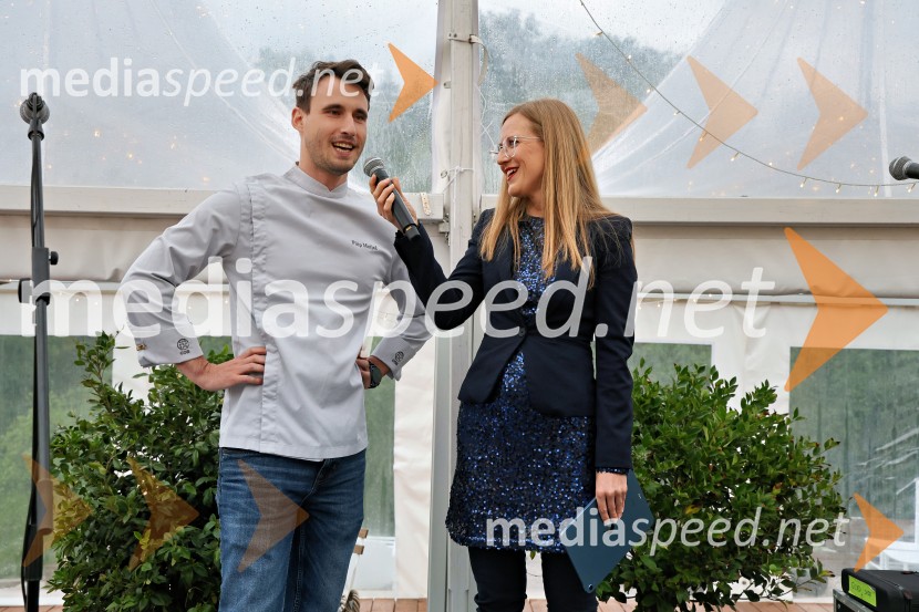  Filip Matjaž, kuhar, dobitnik Michelinove zvezdice ;  Špela Pokeržnik, glasbenica in novinarkaKulinarično-glasbeni večer na Štajerski sivki z Nino Pušlar in Filipom Matjažem