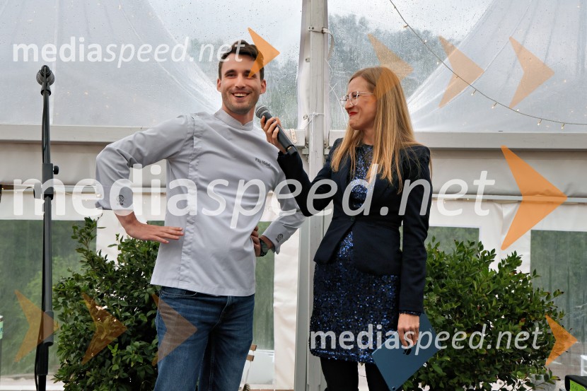  Filip Matjaž, kuhar, dobitnik Michelinove zvezdice ;  Špela Pokeržnik, glasbenica in novinarkaKulinarično-glasbeni večer na Štajerski sivki z Nino Pušlar in Filipom Matjažem