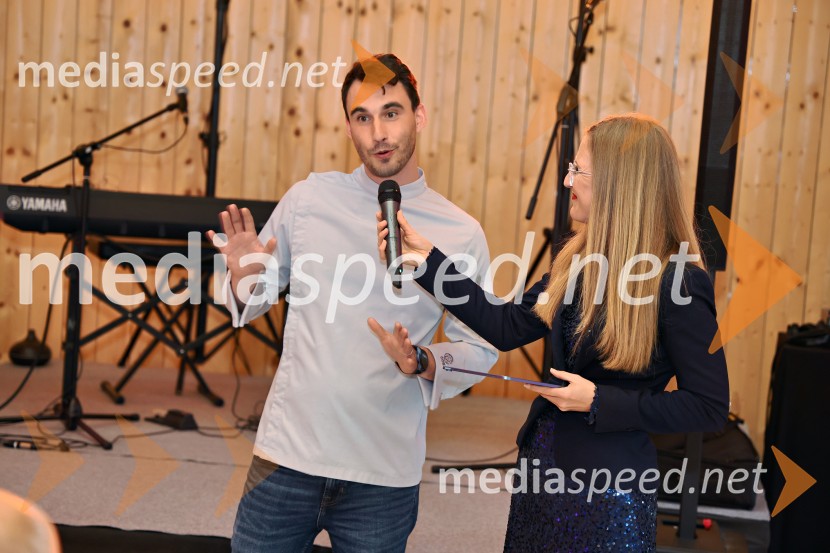  Filip Matjaž, kuhar, dobitnik Michelinove zvezdice ;  Špela Pokeržnik, glasbenica in novinarkaKulinarično-glasbeni večer na Štajerski sivki z Nino Pušlar in Filipom Matjažem