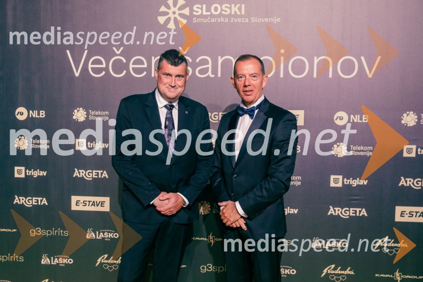  ... ;  Enzo Smrekar, predsednik uprave Droge Kolinske in glavni direktor strateškega poslovnega področja v Atlantic Grupi, predsednik SZS, podpredsednik Olimpijskega komiteja SlovenijeVečer šampionov 2025, Smučarska zveza Slovenije
