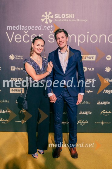  Nika Križnar, smučarska skakalka;  Aljaž Vodan, nekdanji smučarski skakalecVečer šampionov 2025, Smučarska zveza Slovenije