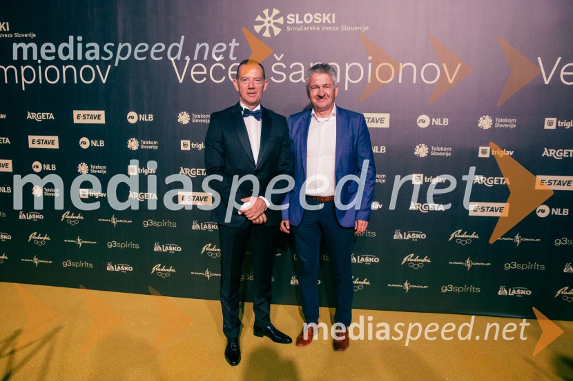  Enzo Smrekar, predsednik uprave Droge Kolinske in glavni direktor strateškega poslovnega področja v Atlantic Grupi, predsednik SZS, podpredsednik Olimpijskega komiteja Slovenije;  ... Večer šampionov 2025, Smučarska zveza Slovenije