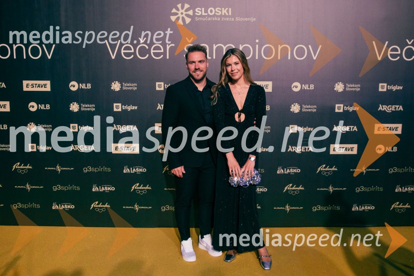  Miha Hrobat, alpski smučar;   Lana PetekVečer šampionov 2025, Smučarska zveza Slovenije