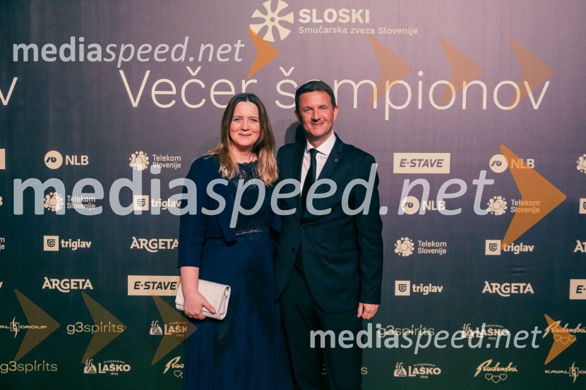  Urša Trbovc;  Tomi Trbovc, PR, Smučarska zveza SlovenijeVečer šampionov 2025, Smučarska zveza Slovenije