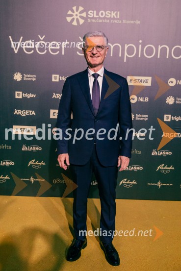  Franjo Bobinac, predsednik, Olimpijski komite SlovenijeVečer šampionov 2025, Smučarska zveza Slovenije