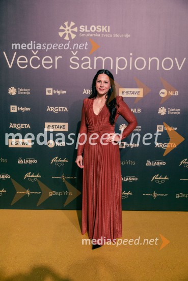  Gloria Kotnik, deskarka na snegu Večer šampionov 2025, Smučarska zveza Slovenije