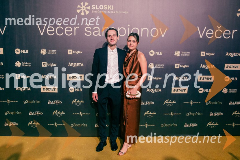  Domen Prevc, smučarski skakalec;  Špela RavnikVečer šampionov 2025, Smučarska zveza Slovenije