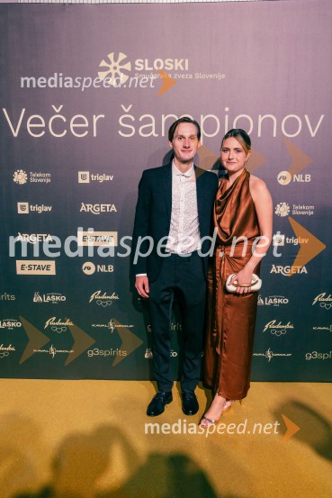  Domen Prevc, smučarski skakalec;  Špela RavnikVečer šampionov 2025, Smučarska zveza Slovenije