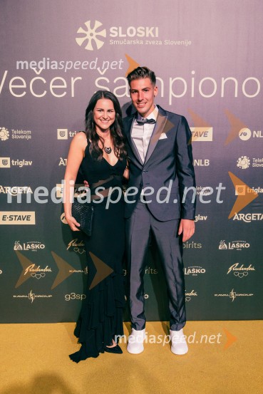  Nuša Rakovec, Zavod SLOSKI;  Timi Zajc, smučarski skakalecVečer šampionov 2025, Smučarska zveza Slovenije
