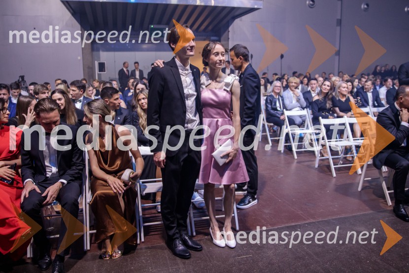  Domen Prevc, smučarski skakalec;  Nika  Prevc, smučarska skakalkaVečer šampionov 2025, Smučarska zveza Slovenije