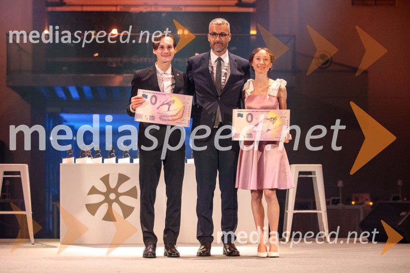  Domen Prevc, smučarski skakalec;  Aaron Marko, Hansen Beck;  Nika  Prevc, smučarska skakalkaVečer šampionov 2025, Smučarska zveza Slovenije