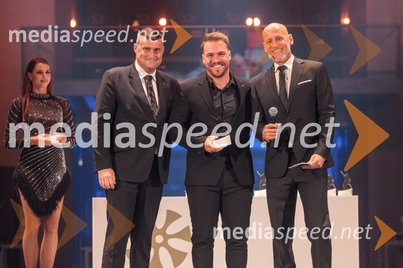  Janez Bijol,  direktor podjetja Bijol d.o.o., predsednik Zbora alpskih disciplin, Smučarska zveza Slovenije;  Miha Hrobat, alpski smučar;  Peter Poles, televizijski voditeljVečer šampionov 2025, Smučarska zveza Slovenije