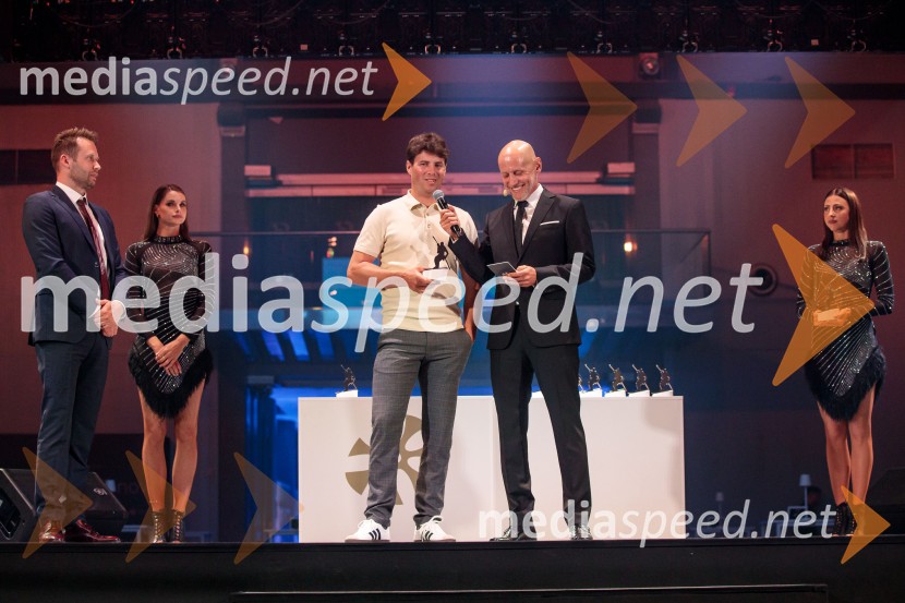  Žan  Košir, deskar na snegu;  Peter Poles, televizijski voditeljVečer šampionov 2025, Smučarska zveza Slovenije