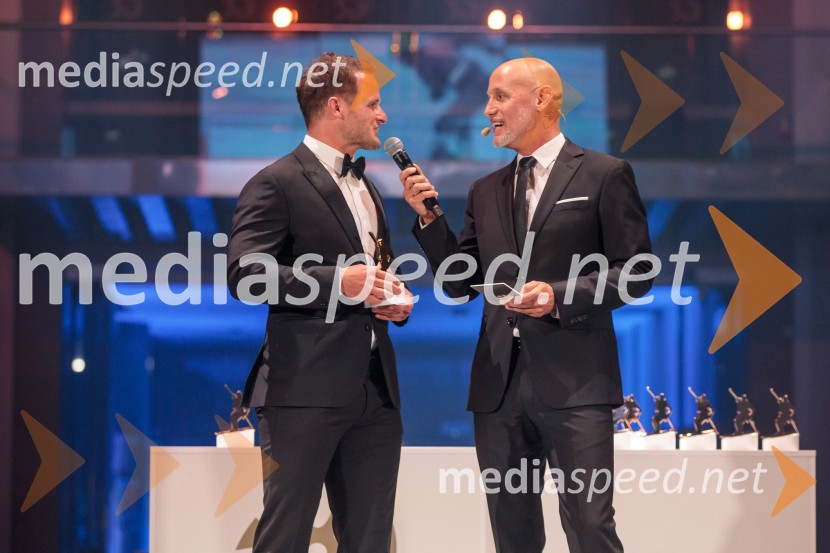  Tim  Mastnak, deskar na snegu ;  Peter Poles, televizijski voditeljVečer šampionov 2025, Smučarska zveza Slovenije