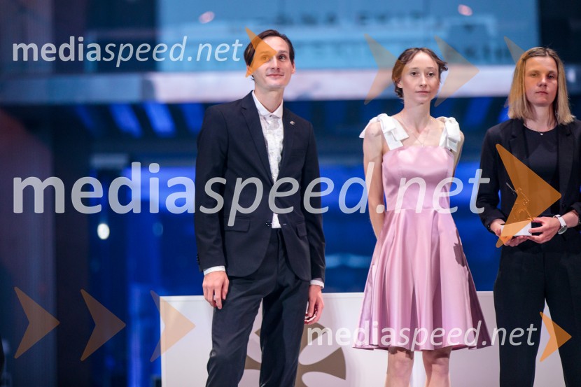  Domen Prevc, smučarski skakalec;  Nika  Prevc, smučarska skakalka;  Ema  Klinec, smučarska skakalkaVečer šampionov 2025, Smučarska zveza Slovenije