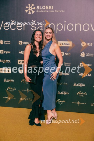  Nuša Rakovec, Zavod SLOSKI;  Janja JunežVečer šampionov 2025, Smučarska zveza Slovenije