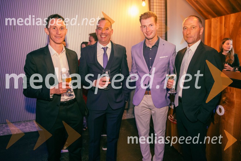  Peter  Prevc, smučarski skakalec;  ... ;  Žiga  Jelar, smučarski skakalec;  ... Večer šampionov 2025, Smučarska zveza Slovenije