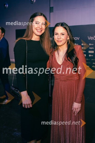  Andreja  Slokar, smučarka;  Gloria Kotnik, deskarka na snegu Večer šampionov 2025, Smučarska zveza Slovenije