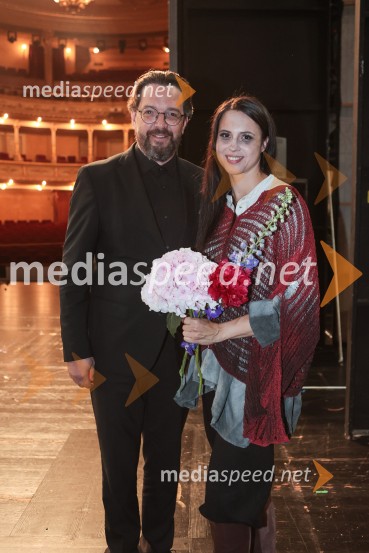  Marko  Hribernik, direktor SNG Opera in balet Ljubljana;  Mojca Bitenc KrižajManon Lescaut, premiera opere v SNG Opera in balet Ljubljana