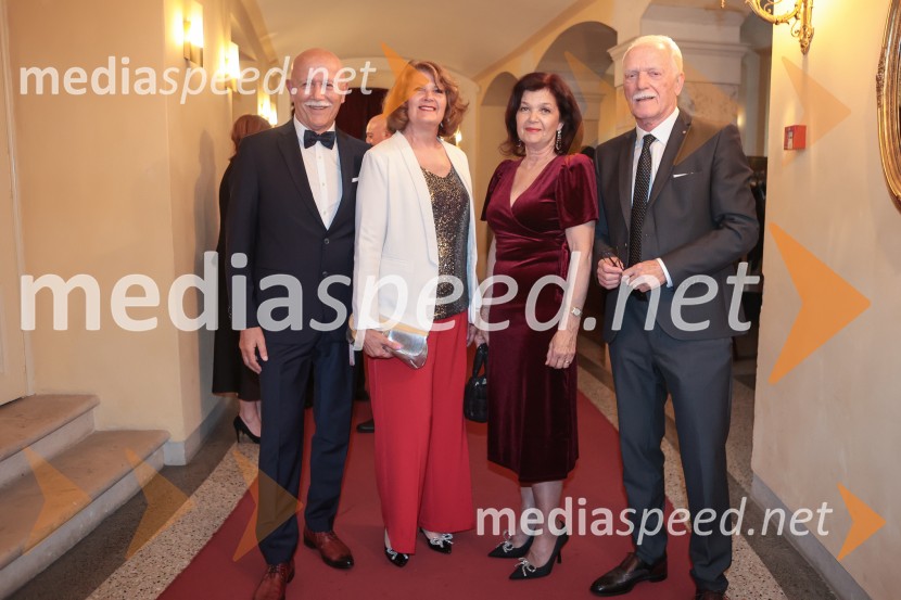  Frane Praprotnik, podjetnik;  Polona  Praprotnik; doc.dr. Nena Kopčavar Guček, zdravnica;  Andrej Guček, zdravnikManon Lescaut, premiera opere v SNG Opera in balet Ljubljana