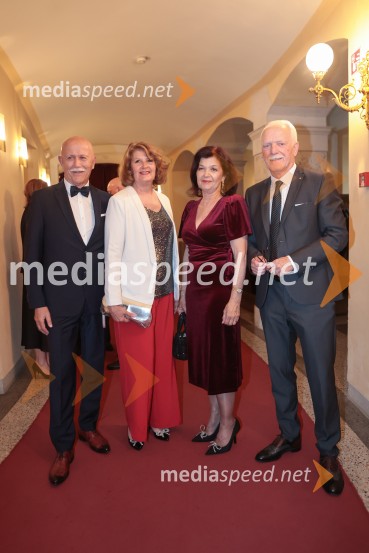  Frane Praprotnik, podjetnik;  Polona  Praprotnik; doc.dr. Nena Kopčavar Guček, zdravnica;  Andrej Guček, zdravnikManon Lescaut, premiera opere v SNG Opera in balet Ljubljana