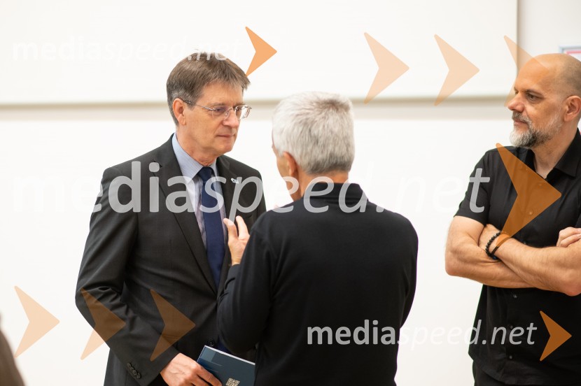 prof. dr. Zdravko Kačič, rektor Univerze v MariboruRazstava natečajnih elaboratov za novogradnjo prizidka Fakultete za energetiko UM