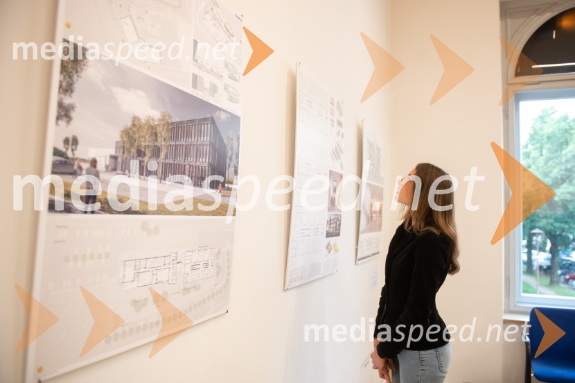 Razstava natečajnih elaboratov za novogradnjo prizidka Fakultete za energetiko UM